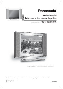 Mode d’emploi Panasonic TX-20LB5FG Téléviseur LCD