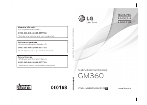 Handleiding LG GM360 Mobiele telefoon