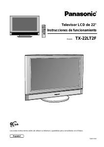 Manual de uso Panasonic TX-22LT2F Televisor de LCD