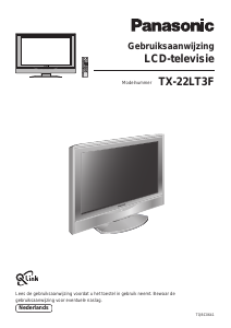 Handleiding Panasonic TX-22LT3F LCD televisie