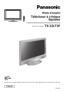 Mode d’emploi Panasonic TX-22LT3F Téléviseur LCD