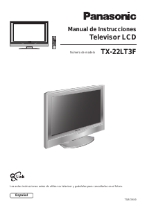 Manual de uso Panasonic TX-22LT3F Televisor de LCD