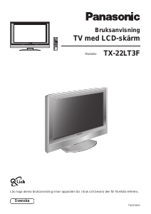 Bruksanvisning Panasonic TX-22LT3F LCD TV