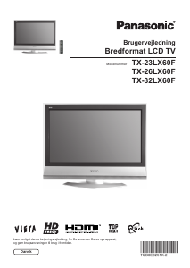 Brugsanvisning Panasonic TX-23LX60F LCD TV