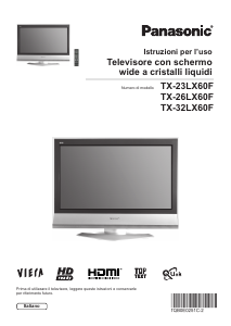 Manuale Panasonic TX-23LX60F LCD televisore