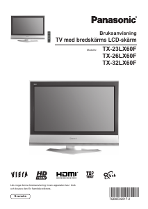 Bruksanvisning Panasonic TX-23LX60F LCD TV