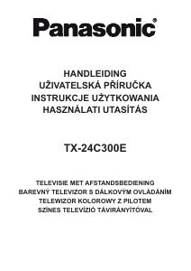 Manuál Panasonic TX-24C300E LCD televize