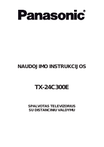 Vadovas Panasonic TX-24C300E Skystakristalis televizorius