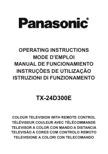 Manual Panasonic TX-24D300E LCD Television