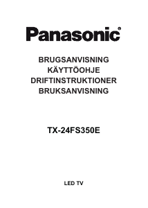 Käyttöohje Panasonic TX-24FS350E Nestekidetelevisio