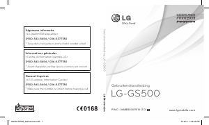 Handleiding LG GS500 Mobiele telefoon