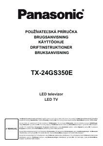 Käyttöohje Panasonic TX-24GS350E Nestekidetelevisio