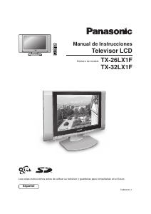 Manual de uso Panasonic TX-26LX1F Televisor de LCD