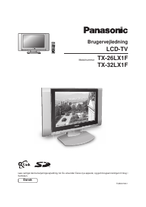 Brugsanvisning Panasonic TX-26LX1V LCD TV