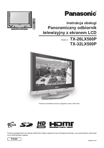 Instrukcja Panasonic TX-26LX500P Telewizor LCD