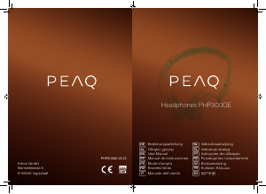 Εγχειρίδιο PEAQ PHP300OE Ακουστικά