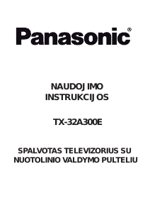 Vadovas Panasonic TX-32A300E Skystakristalis televizorius