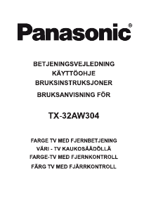 Bruksanvisning Panasonic TX-32AW304 LCD TV