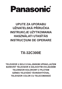 Manuál Panasonic TX-32C300E LCD televize