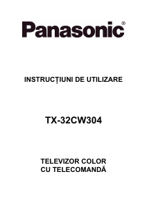 Manual Panasonic TX-32CW304 Televizor LCD