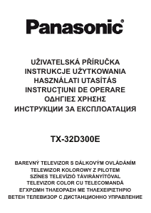 Manuál Panasonic TX-32D300E LCD televize