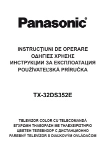 Manual Panasonic TX-32DS352E Televizor LCD