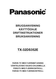 Käyttöohje Panasonic TX-32DS352E Nestekidetelevisio