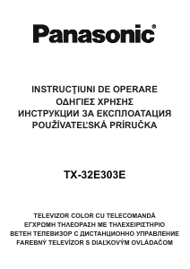 Návod Panasonic TX-32E303E LCD televízor