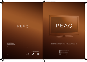 Manuale PEAQ PTV321100-B LED televisore