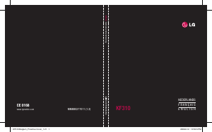 Handleiding LG KF310 Mobiele telefoon