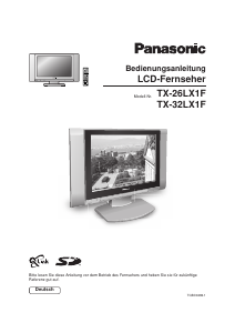 Bedienungsanleitung Panasonic TX-32LX1F LCD fernseher