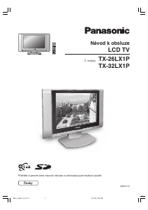 Manuál Panasonic TX-32LX1P LCD televize
