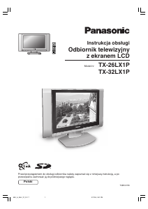 Instrukcja Panasonic TX-32LX1P Telewizor LCD