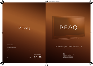 Mode d’emploi PEAQ PTV421100-B Téléviseur LED