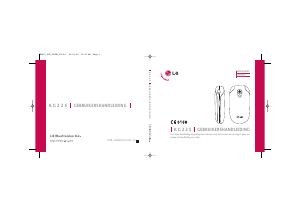 Handleiding LG KG225 Mobiele telefoon