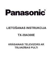 Rokasgrāmata Panasonic TX-39A300E Šķidro kristālu televizors