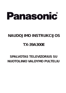 Vadovas Panasonic TX-39A300E Skystakristalis televizorius