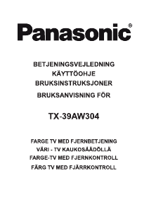 Käyttöohje Panasonic TX-39AW304 Nestekidetelevisio