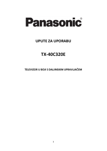 Priručnik Panasonic TX-40C320E LCD televizor