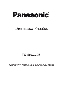 Manuál Panasonic TX-40C320E LCD televize
