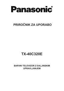 Priročnik Panasonic TX-40C320E LCD-televizor