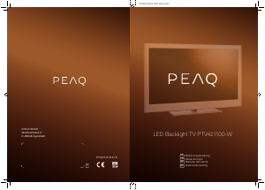 Mode d’emploi PEAQ PTV421100-W Téléviseur LED