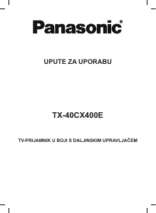 Priručnik Panasonic TX-40CX400E LCD televizor