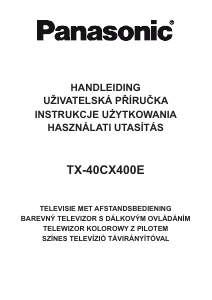 Handleiding Panasonic TX-40CX400E LCD televisie
