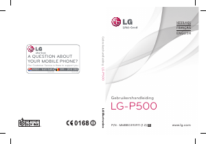 Handleiding LG P500 Mobiele telefoon