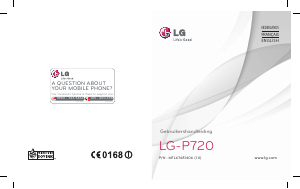 Handleiding LG P720 Mobiele telefoon
