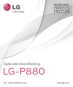 Handleiding LG P880 Mobiele telefoon