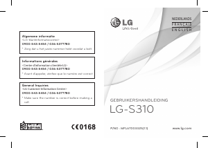 Handleiding LG S310 Mobiele telefoon