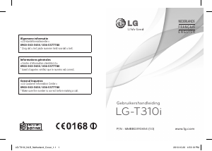Mode d’emploi LG T310i Téléphone portable