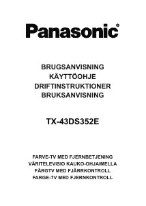 Käyttöohje Panasonic TX-43DS352E Nestekidetelevisio